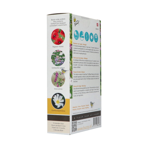 Friendly flowers - birds mixture