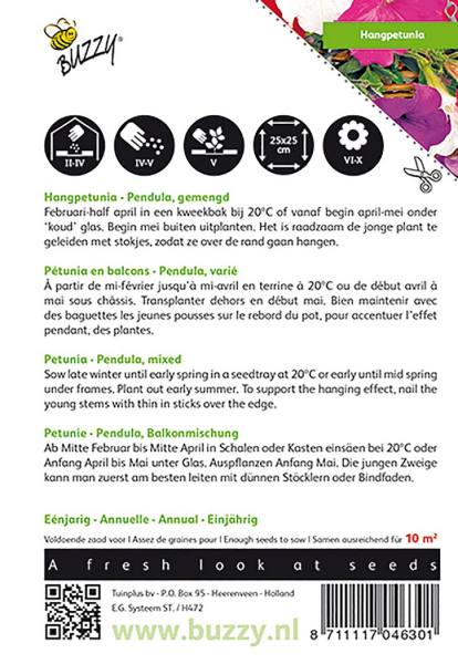 Petunia pendula mixed