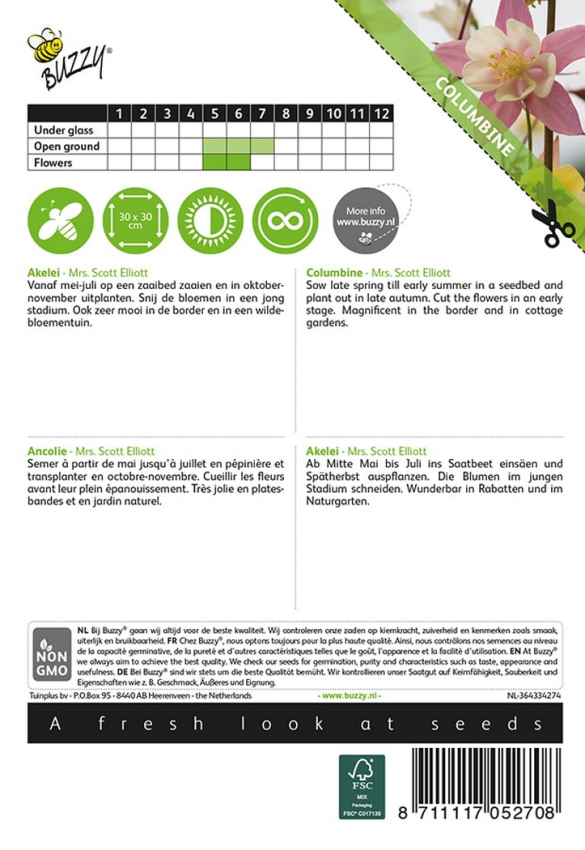 Ancolie mrs. scott elliott