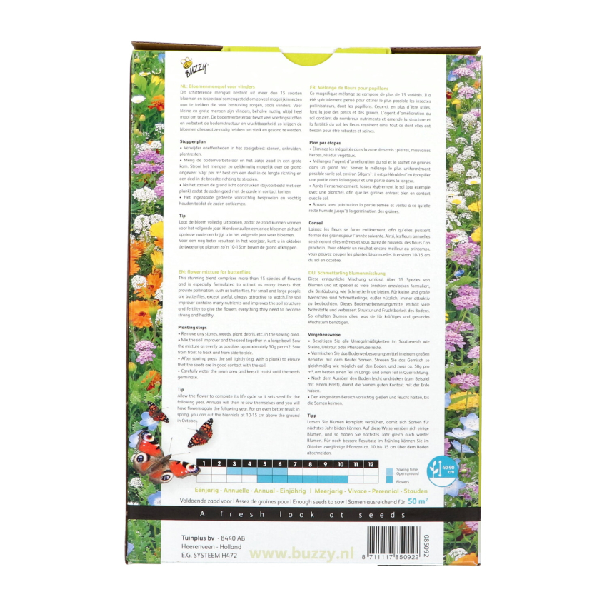 Friendly flowers xl - mÉlange pour papillons