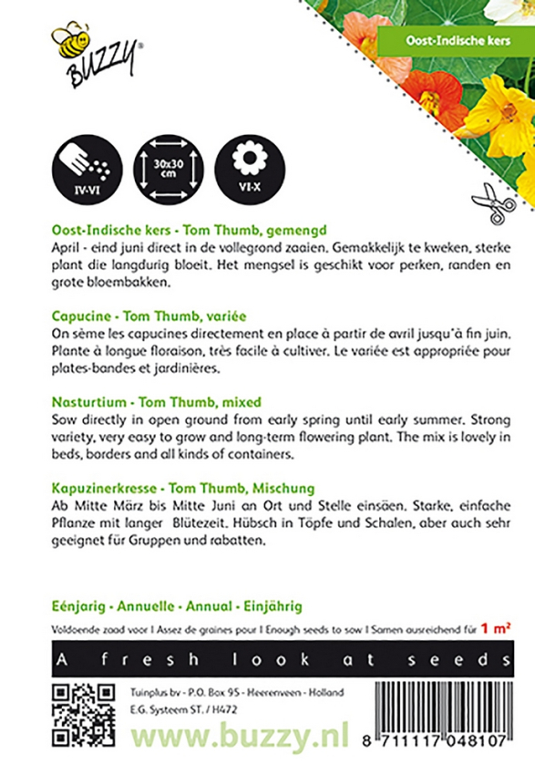 Capucine naine tom thumb variÉe