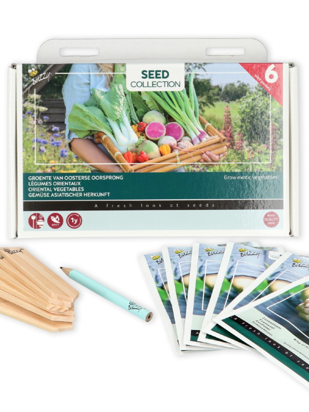 Collection oriental vegetables