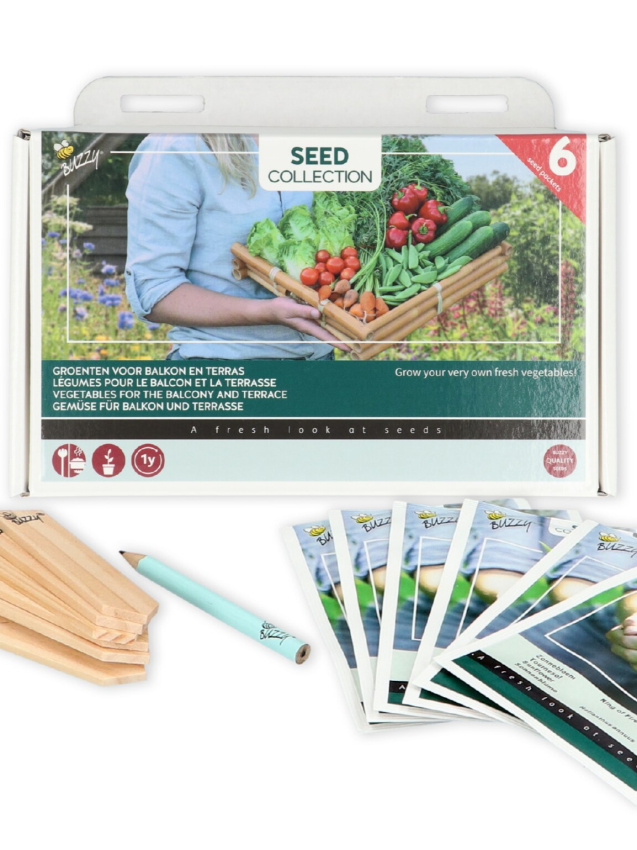 Collection balcony vegetables